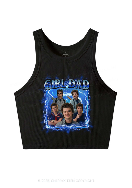 Girl Dad Y2K Crop Tank Top Cherrykitten