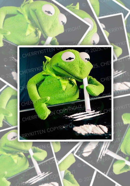 Special Cola Frog 1Pc Y2K Sticker Cherrykitten