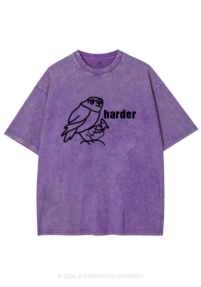 Rats Harder Y2K Washed Tee Cherrykitten
