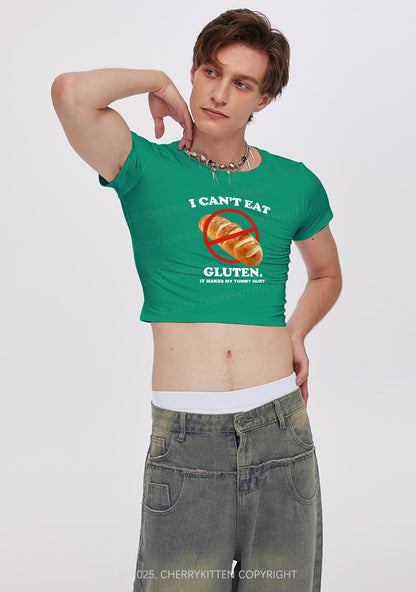 I Cant Eat Gluten Y2K Baby Tee Cherrykitten