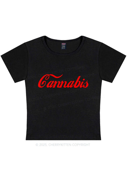 Special Cxnnxbis Y2K Baby Tee Cherrykitten