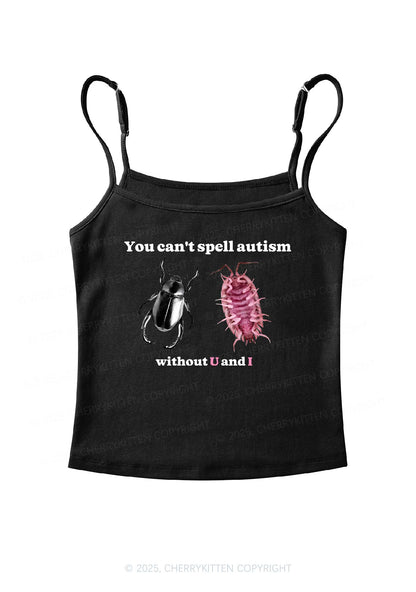 Autism Insect Y2K Spaghetti Strap Cami Cherrykitten