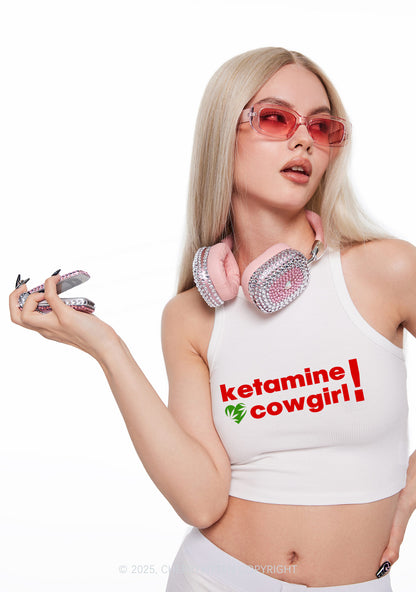 K Cowgirl Y2K Crop Tank Top Cherrykitten