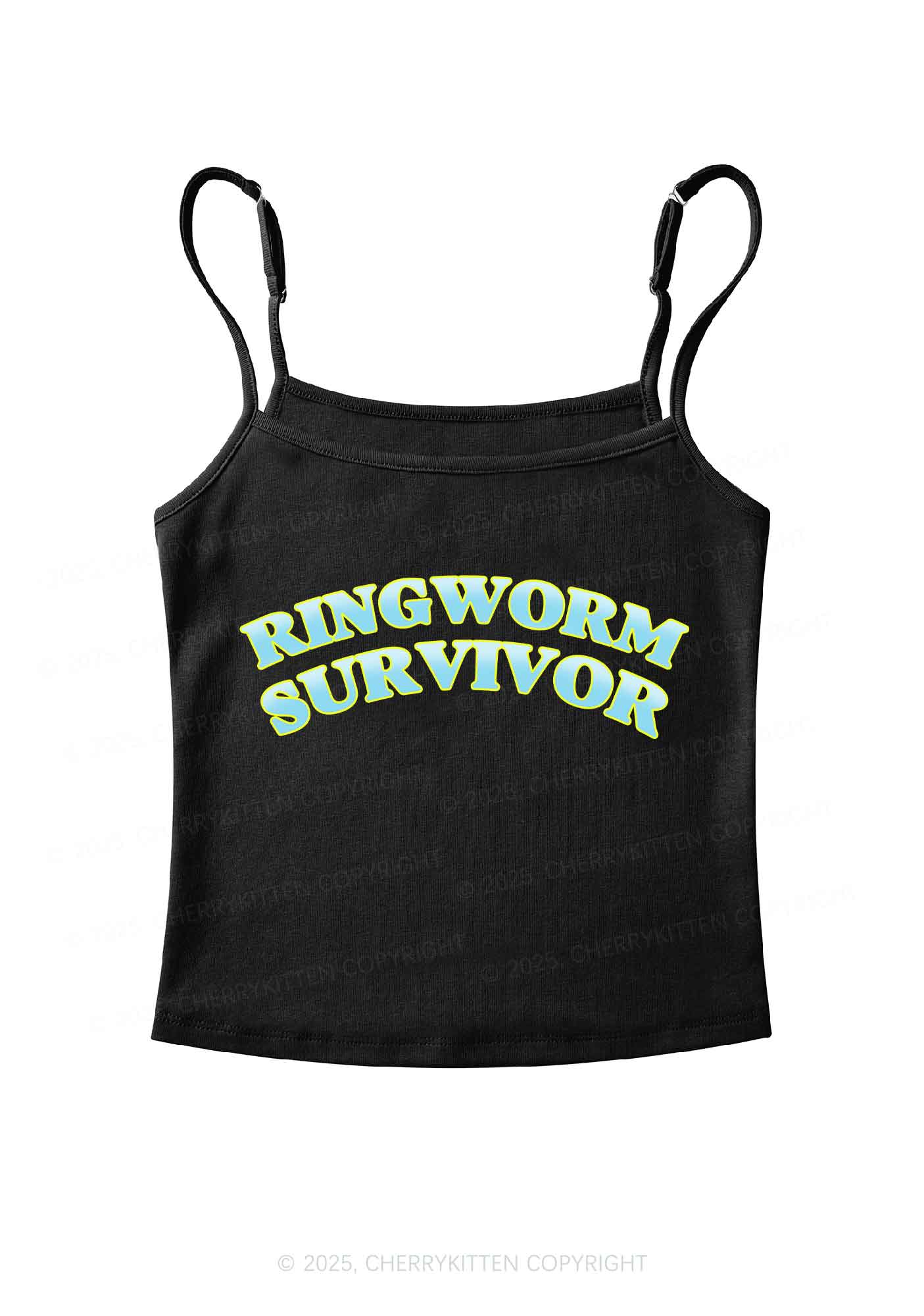 Ringworm Survivor Y2K Spaghetti Strap Cami Cherrykitten