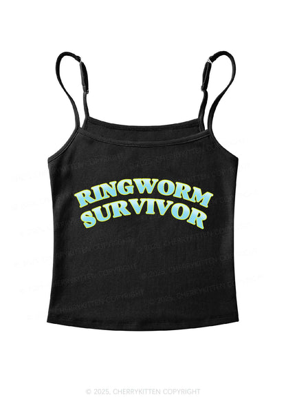 Ringworm Survivor Y2K Spaghetti Strap Cami Cherrykitten