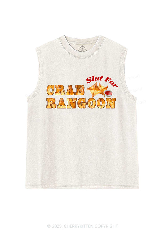 Slxt For Carb Rangoon Y2K Washed Muscle Tank Cherrykitten