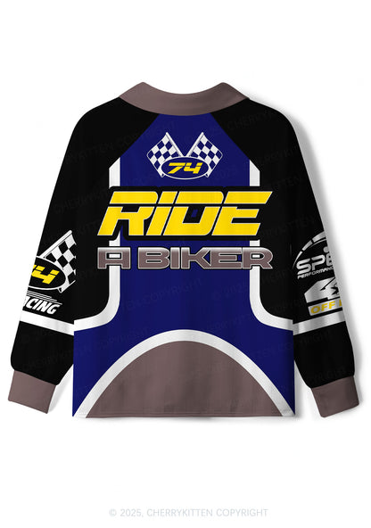 Custom Save A Bike Y2K Sport Long Sleeve Jersey Shirts Cherrykitten