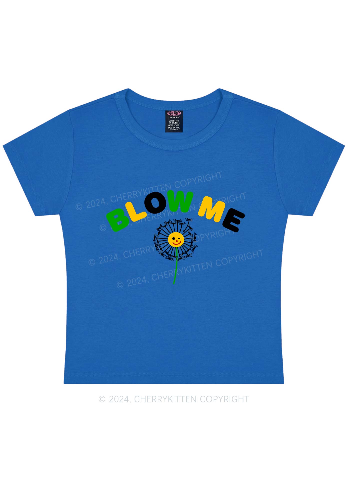 Blow Me Y2K Baby Tee Cherrykitten