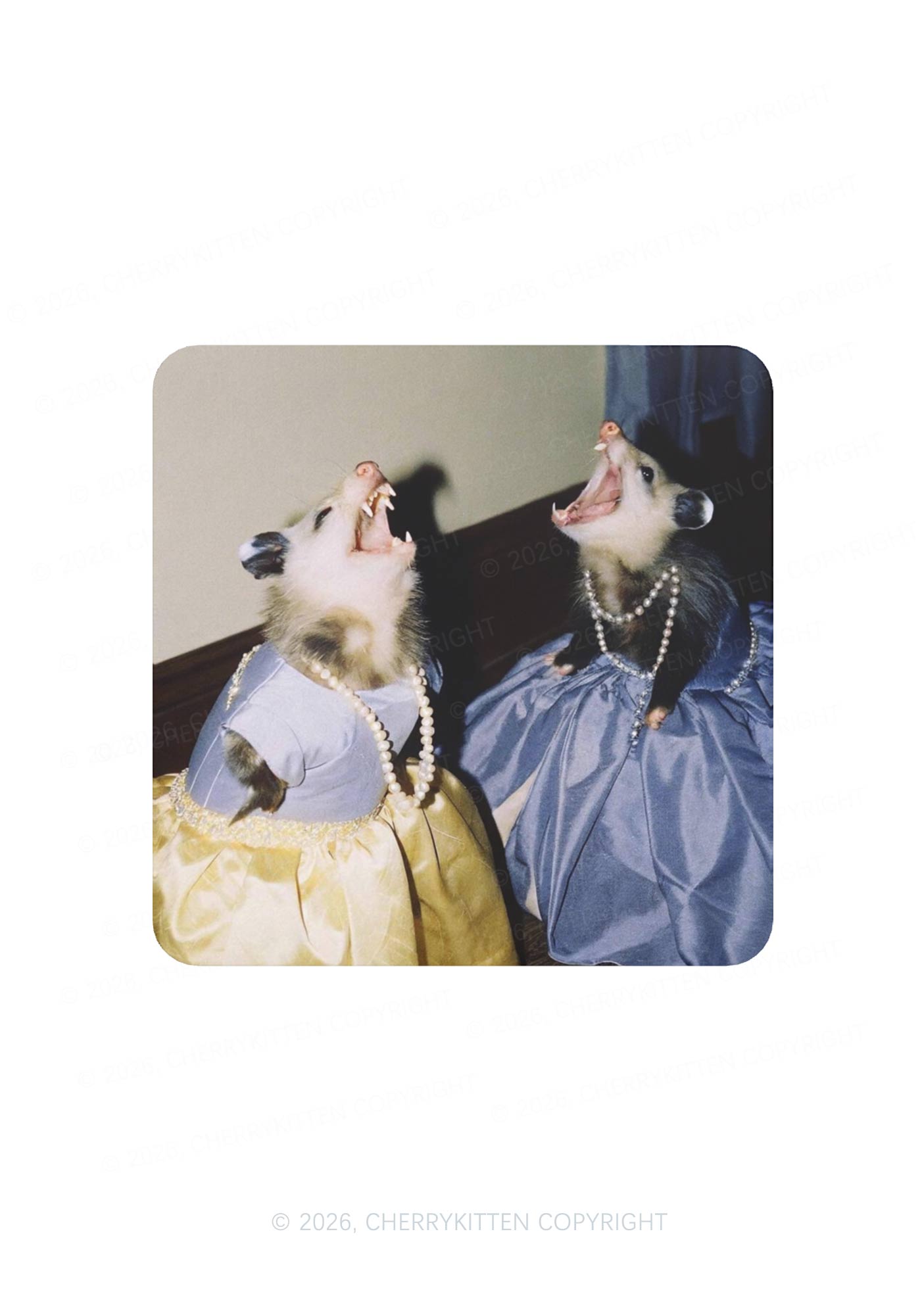 Princess Rats Y2K Soft Magnetic Refrigerator Magnet Cherrykitten