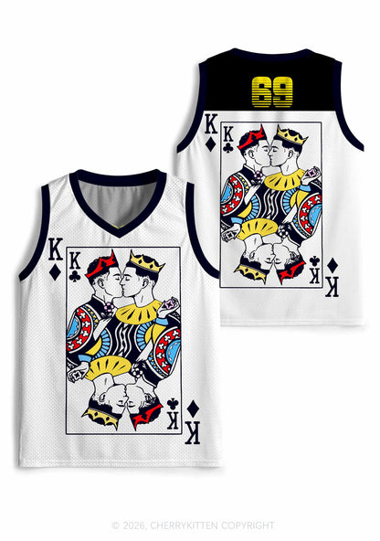 Black Gay King Pride Y2K Sport Jersey Tank Cherrykitten