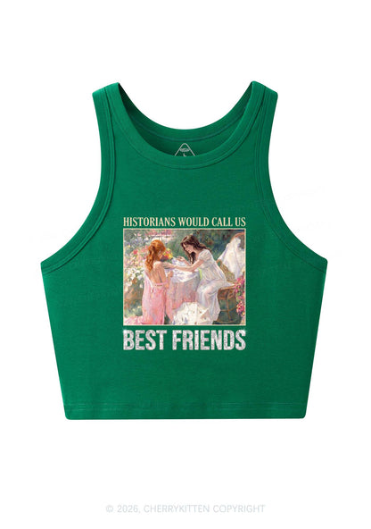 Historians Call Us Best Friends Pride Y2K Crop Tank Top Cherrykitten