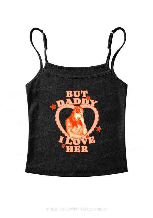 Daddy Love Heart TS Y2K Spaghetti Strap Cami Cherrykitten