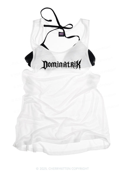 Dominatrix Y2K Sheer Boyfriend Tank Cherrykitten