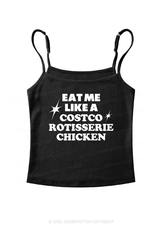 Eat Me Like Chicken Y2K Spaghetti Strap Cami Cherrykitten