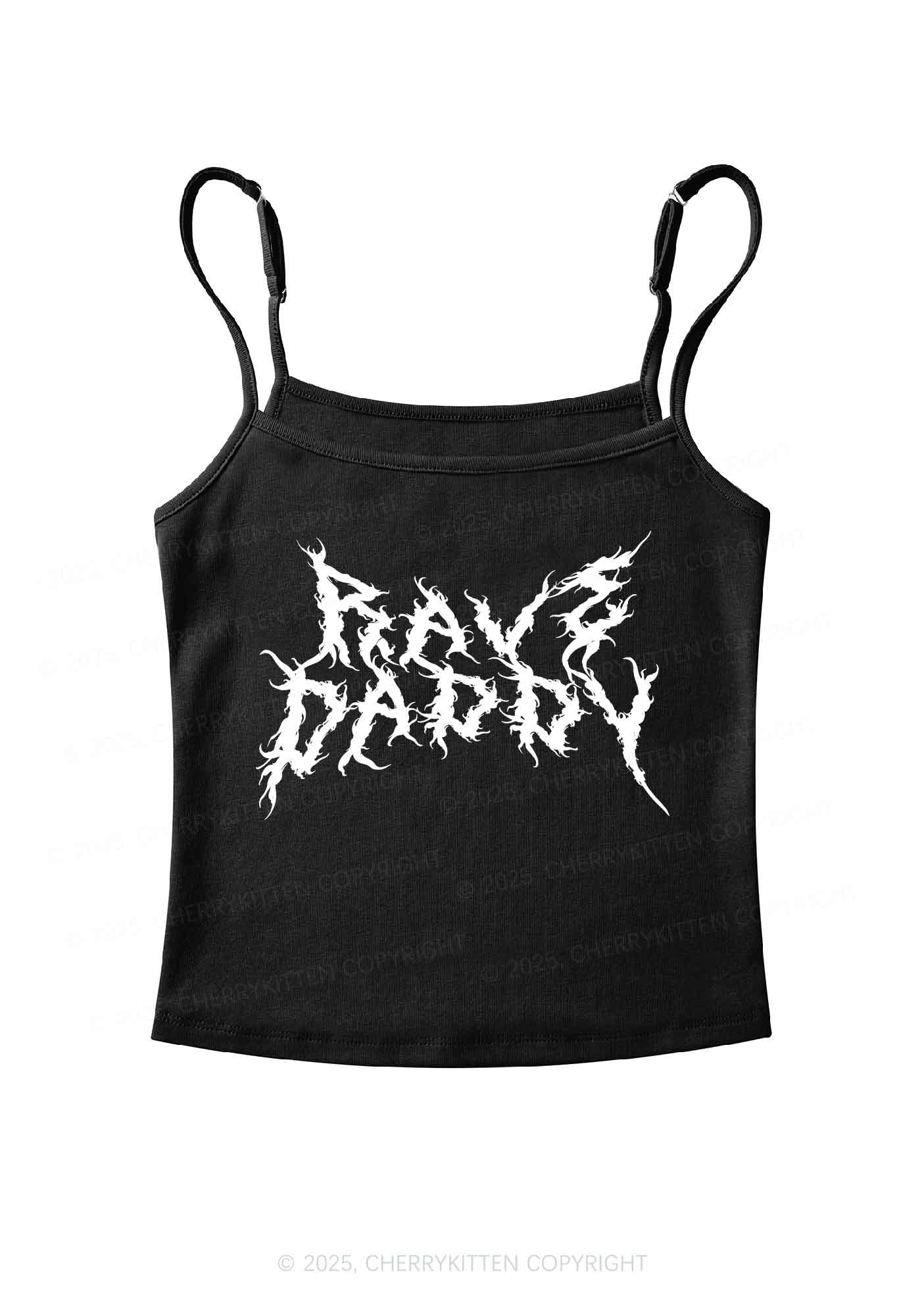 Rave Daddy Y2K Spaghetti Strap Cami Cherrykitten