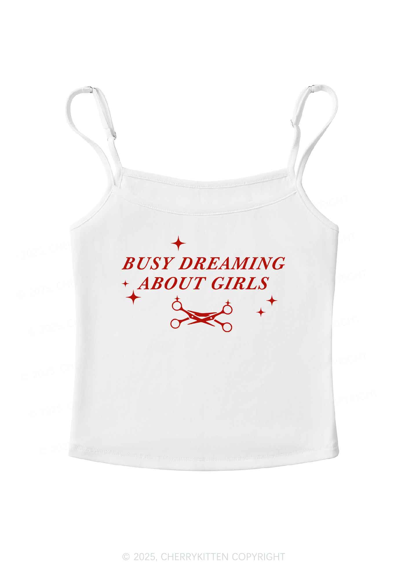 Busy Dreaming About Girls Pride Y2K Spaghetti Strap Cami Cherrykitten