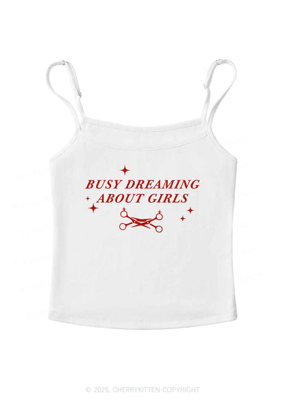 Busy Dreaming About Girls Pride Y2K Spaghetti Strap Cami Cherrykitten