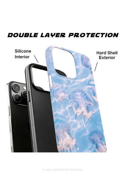 Blue Ocean Jellyfish Y2K Phone Case Cherrykitten