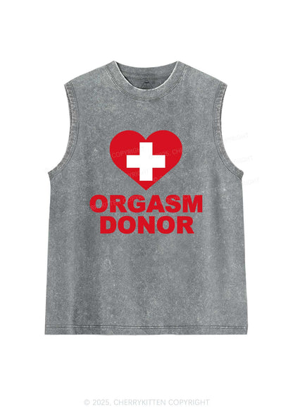 Orgxsm Donor Y2K Washed Muscle Tank Cherrykitten