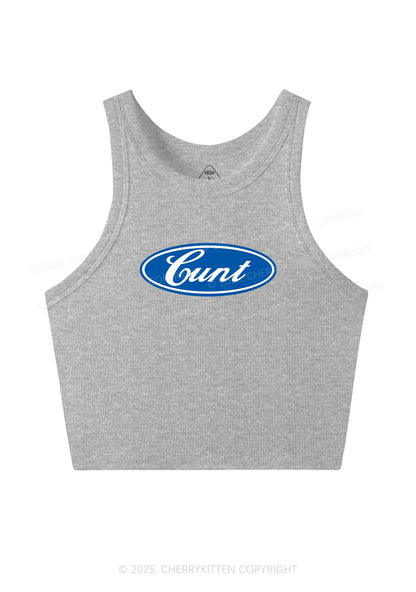 Oval Cxxt Y2K Crop Tank Top Cherrykitten