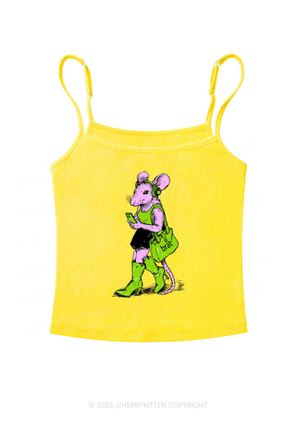 Brat Girl Y2K Spaghetti Strap Cami Cherrykitten