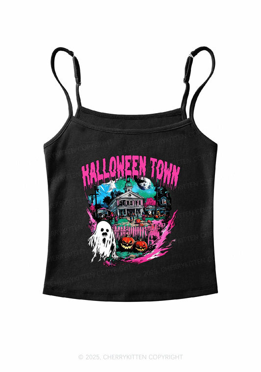 Halloween Ghost Town Y2K Spaghetti Strap Cami Cherrykitten