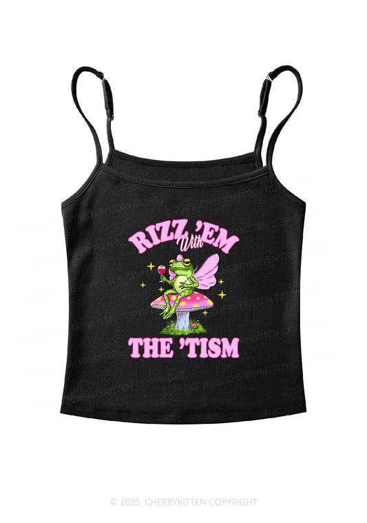 Fairy Frog Rizz Tism Y2K Spaghetti Strap Cami Cherrykitten