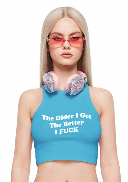Older Get Better Fxxk Y2K Crop Tank Top Cherrykitten