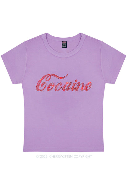 Rhinestone Special Cola Y2K Baby Tee Cherrykitten