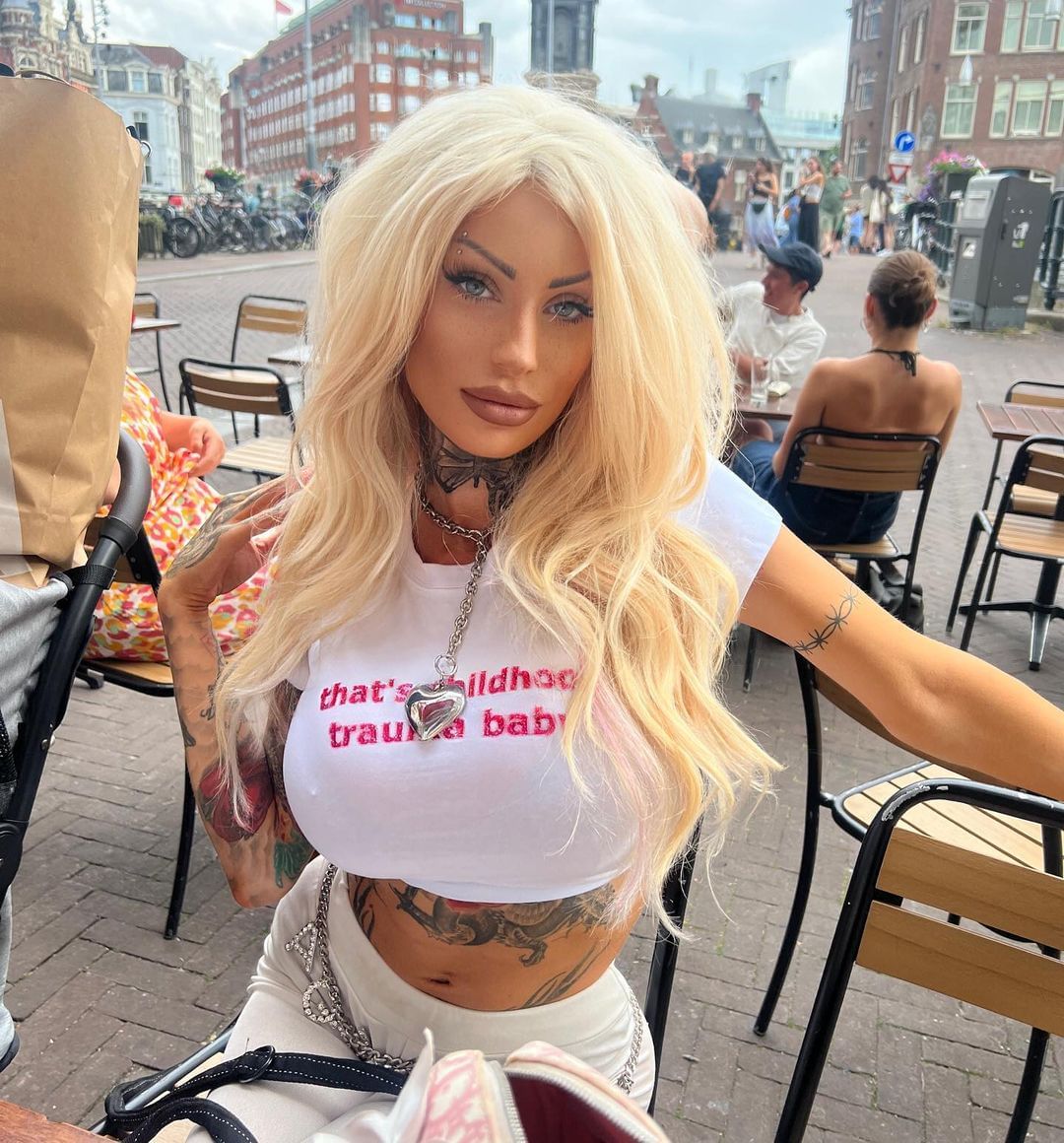 Childhood Trauma Y2k Baby Tee