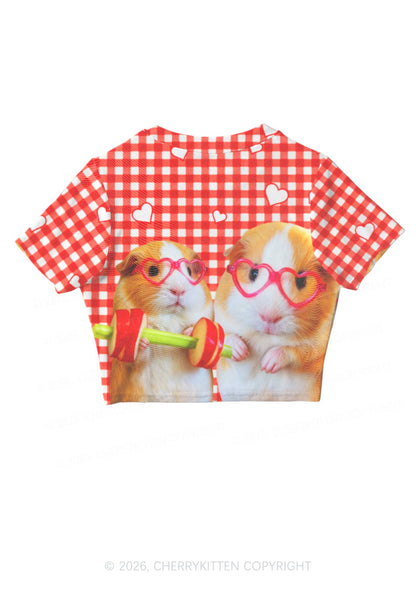 Two Guinea Pigs Y2K Mesh Crop Top Cherrykitten