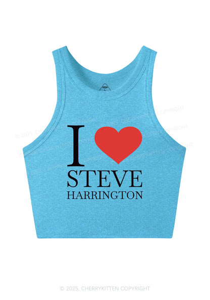 I Love SH Y2K Crop Tank Top Cherrykitten