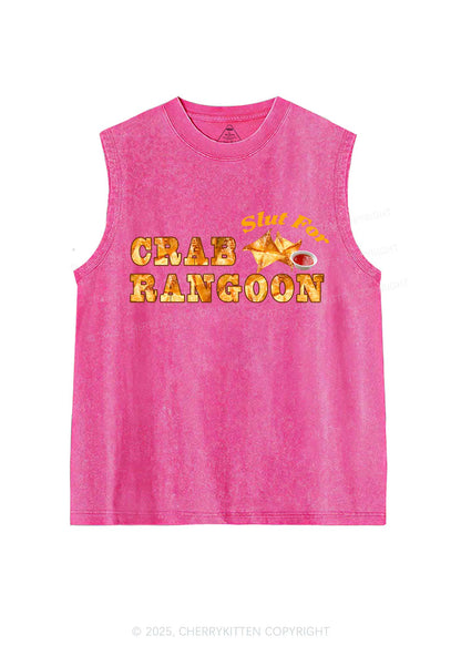Slxt For Carb Rangoon Y2K Washed Muscle Tank Cherrykitten