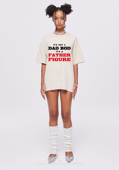 Dad Bod Father Figure Y2K Shirts Washed Tee Cherrykitten