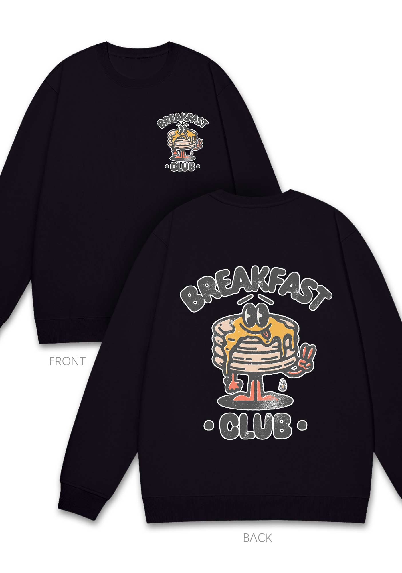 Breakfast Club Two Sides Y2K Sweatshirt