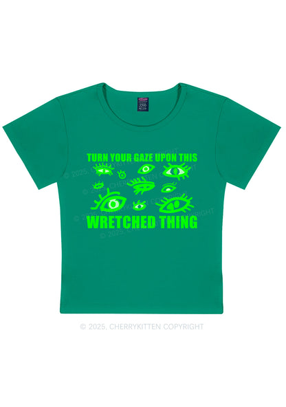 Turn Your Gaze Upon This Y2K Baby Tee Cherrykitten