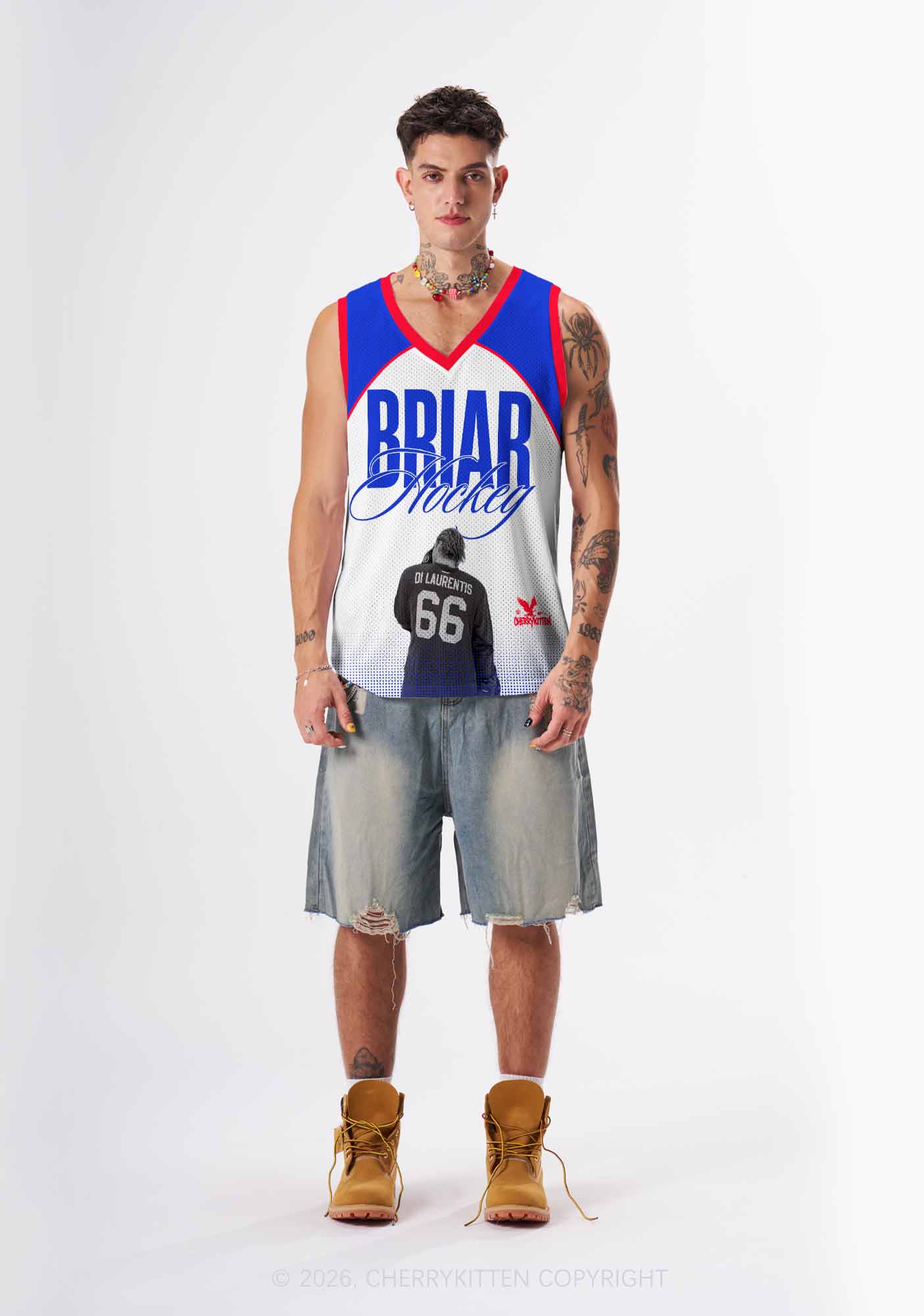 Legend Silhouette DL Y2K Sport Jersey Tank Cherrykitten
