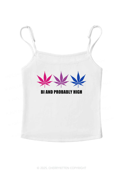 Bi Probably High Pride Y2K Spaghetti Strap Cami Cherrykitten