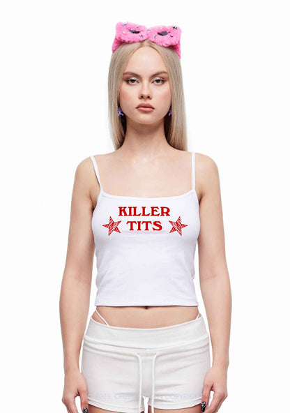 Killer Txts Y2K Spaghetti Strap Cami Cherrykitten
