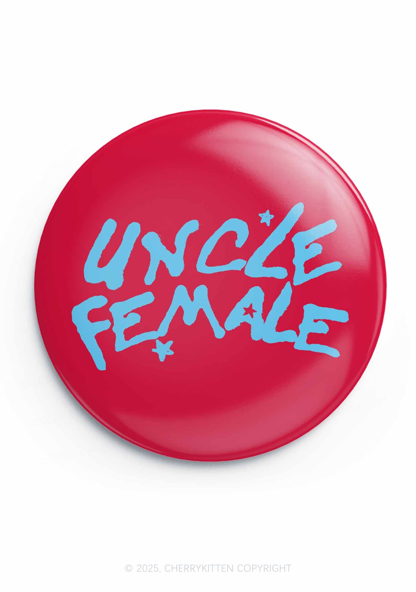 Uncle Female Pride 1Pc Y2K Pin Badge Cherrykitten