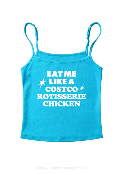 Eat Me Like Chicken Y2K Spaghetti Strap Cami Cherrykitten