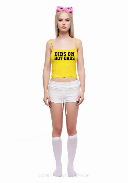 Dibs On Hot Dads Y2K Spaghetti Strap Cami Cherrykitten