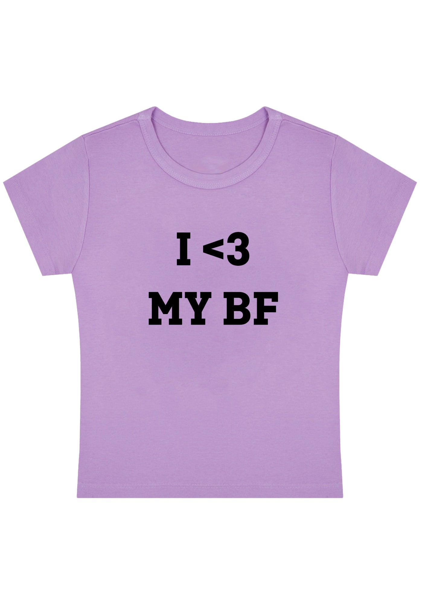 I <3 My BF Y2K Baby Tee