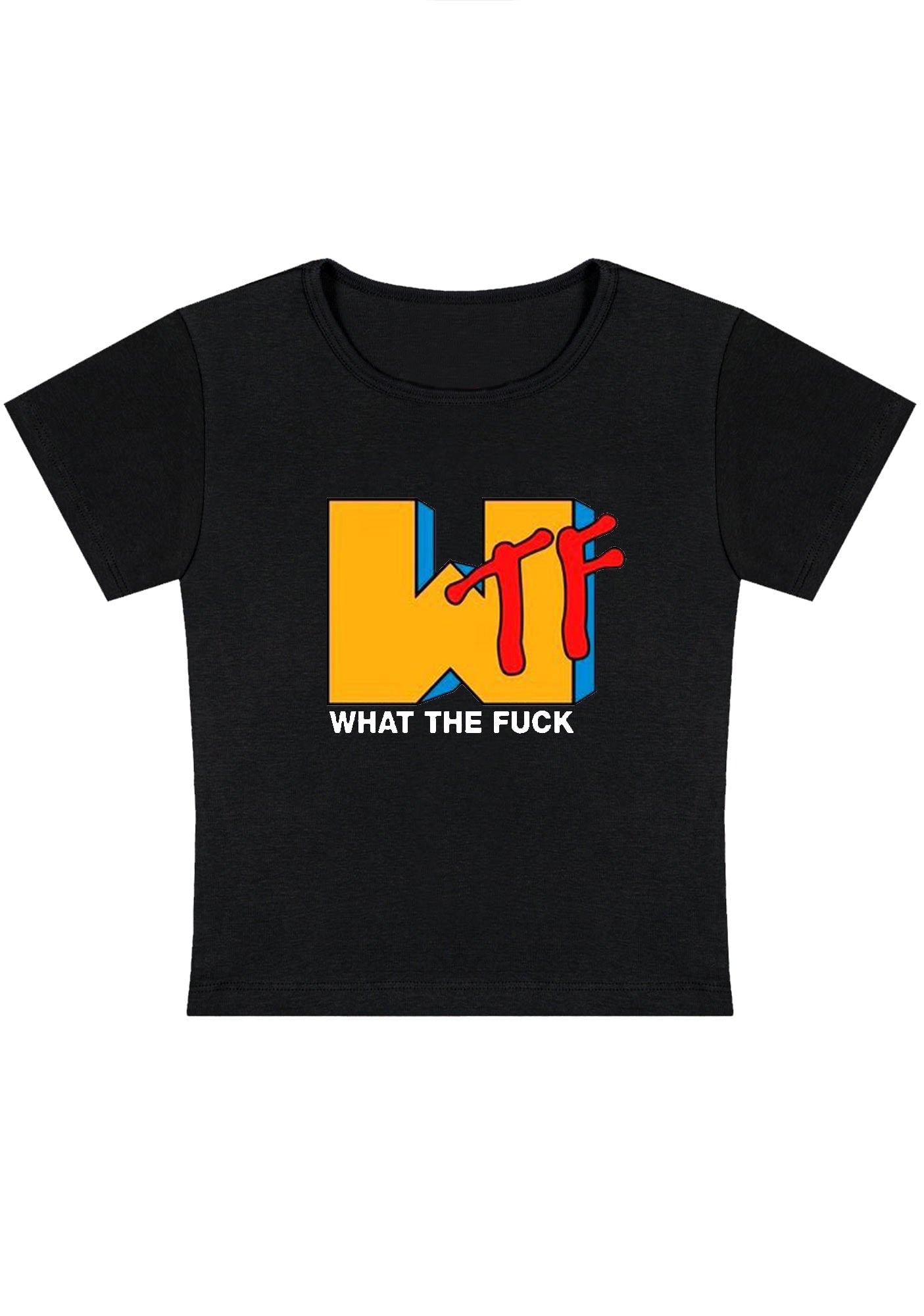 Curvy What The Fxxk Baby Tee