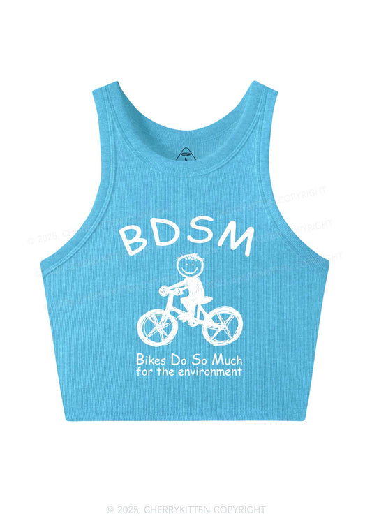 Bikes Do Much Environment Y2K Crop Tank Top Cherrykitten