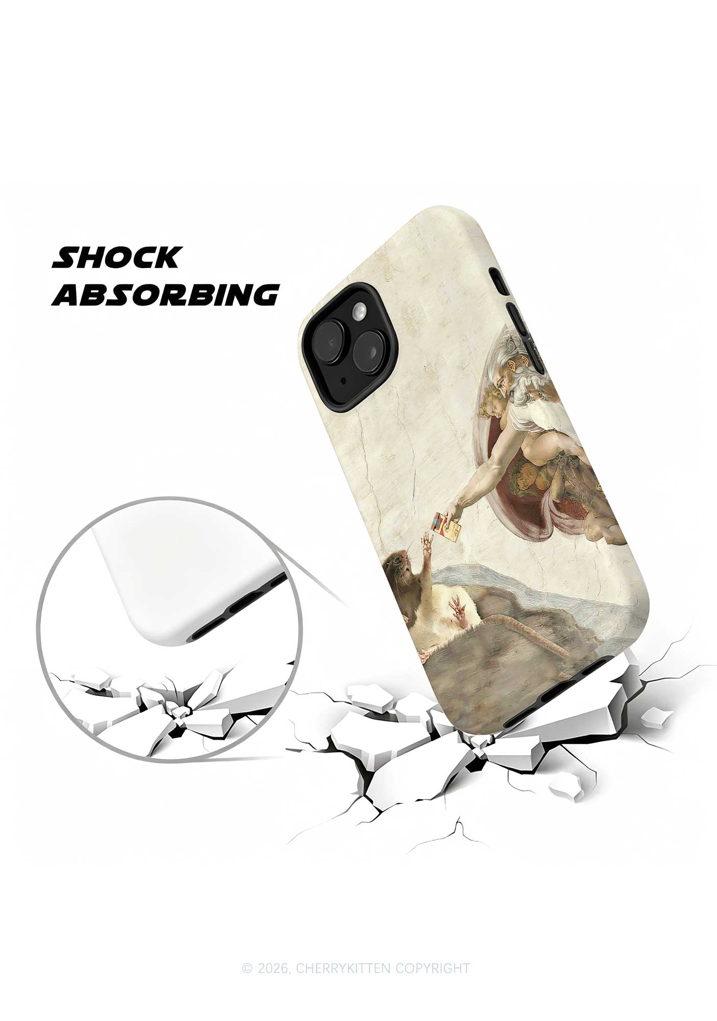 God And Rat Y2K Phone Case Cherrykitten