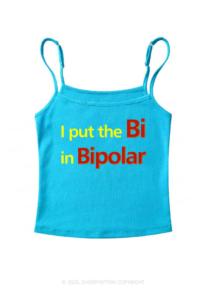 Bi In BipolarY2K Spaghetti Strap Cami Cherrykitten
