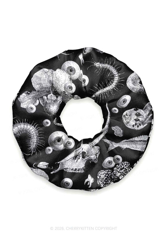 Halloween Dark Sheep Bone Y2K Hair Scrunchie Cherrykitten