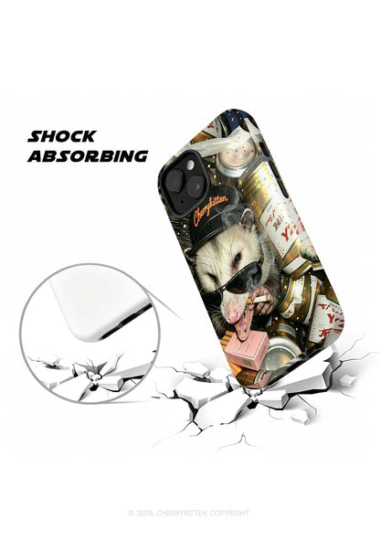 Smoking Opossum Y2K Phone Case Cherrykitten