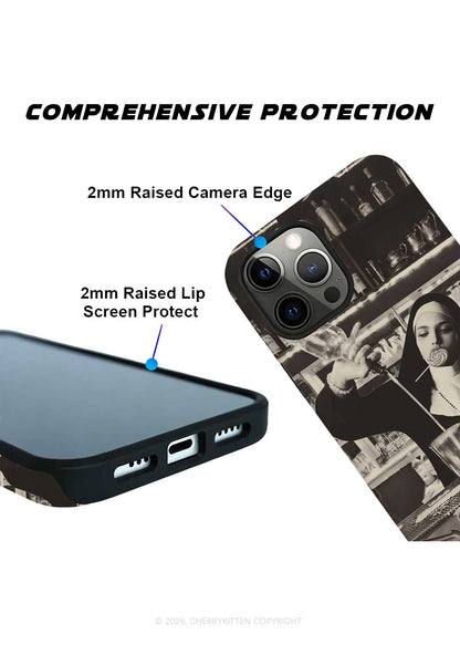Nun Bartender Y2K Phone Case Cherrykitten
